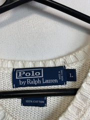 White Ralph Lauren Sleeveless Jumper Men's Large