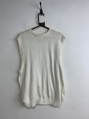 White Ralph Lauren Sleeveless Jumper Men's Large