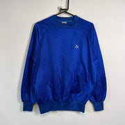 Vintage Blue Puma Sweatshirt Small