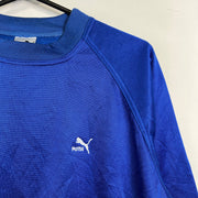 Vintage Blue Puma Sweatshirt Small