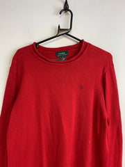 Red Ralph Lauren Crew-neck Knitwear Jumper Men's Medium