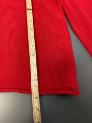 Red Ralph Lauren Crew-neck Knitwear Jumper Men's Medium