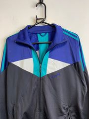 Black and Blue Adidas Track Jacket Men's Small