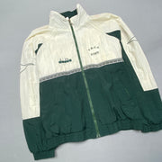 Green and White Diadora Windbreaker Men's Large