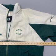 Green and White Diadora Windbreaker Men's Large