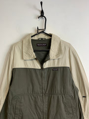 Khaki and Cream Harrington Jacket Men's Small