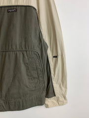 Khaki and Cream Harrington Jacket Men's Small