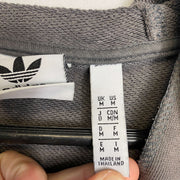 Grey Adidas Full Zip Hoodie Medium