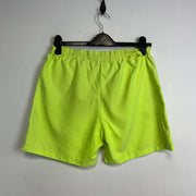 Vintage 90s Neon Yellow Adidas Sport Shorts Men's Small