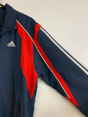 Navy and Red Adidas Windbreaker Men's Medium