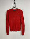 Red Ralph Lauren Crew-neck Knitwear Jumper Women's Medium