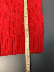 Red Ralph Lauren Crew-neck Knitwear Jumper Women's Medium