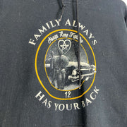 Black Family Always Has Your Back Graphic Hoodie Large