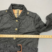 Black Burberry Jacket Women's Medium