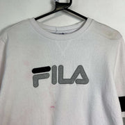 White Fila Sweatshirt Small