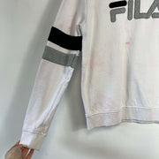 White Fila Sweatshirt Small