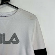 White Fila Sweatshirt Small