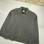 Grey Dickies Workwear Harrington Jacket Men's Large