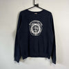 Navy Graphic Sweatshirt Womens Medium