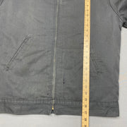 Grey Dickies Workwear Harrington Jacket Men's Large