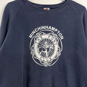 Navy Graphic Sweatshirt Womens Medium