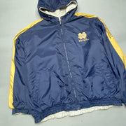 Navy and Grey Puma Reversible Jacket Men's XXL