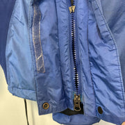 Blue North Face Goretex Raincoat Jacket Womens Small