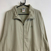 Vintage 90s Khaki Adidas Windbreaker Men's Large