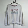 White Tommy Hilfiger Sweatshirt Womens Small