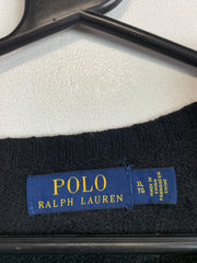 Black Ralph Lauren Crew-neck Knitwear Jumper Women's XL