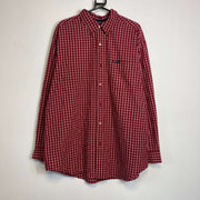 Red Chaps Ralph Lauren Checkered Shirt XL