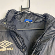 Vintage Black 90s Umbro Puffer Jacket XL