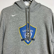 Grey Nike Hoodie Small Gunners