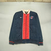 00s Navy and Red Parris Nike Track Jacket Men's Small