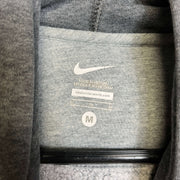 Grey Nike Spellout Hoodie Medium