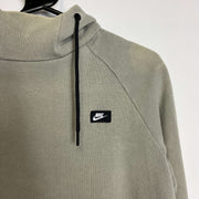 Khaki Green Nike Pullover Hoodie Medium