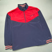 Vintage Navy and Red Game Windbreaker Men's XL