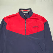 Vintage Navy and Red Game Windbreaker Men's XL