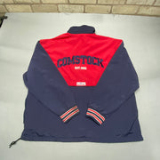 Vintage Navy and Red Game Windbreaker Men's XL