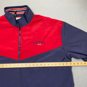 Vintage Navy and Red Game Windbreaker Men's XL