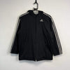 Black and Grey Adidas Reversible Jacket Women's Medium