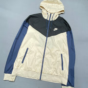 Black White Blue Nike Windbreaker Men's Medium