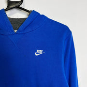 Blue 00s Nike Hoodie Pullover Women's Small y2k