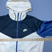 Black White Blue Nike Windbreaker Men's Medium