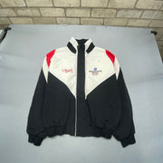 Vintage Black and White windbreaker Men's Large