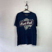 Navy Hard Rock Cafe T-Shirt Men's Large