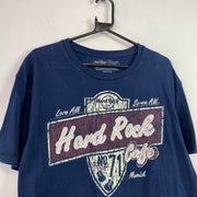 Navy Hard Rock Cafe T-Shirt Men's Large