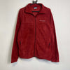 Red Columbia Fleece Jacket Medium