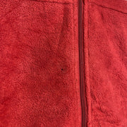 Red Columbia Fleece Jacket Medium