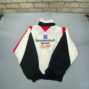 Vintage Black and White windbreaker Men's Large